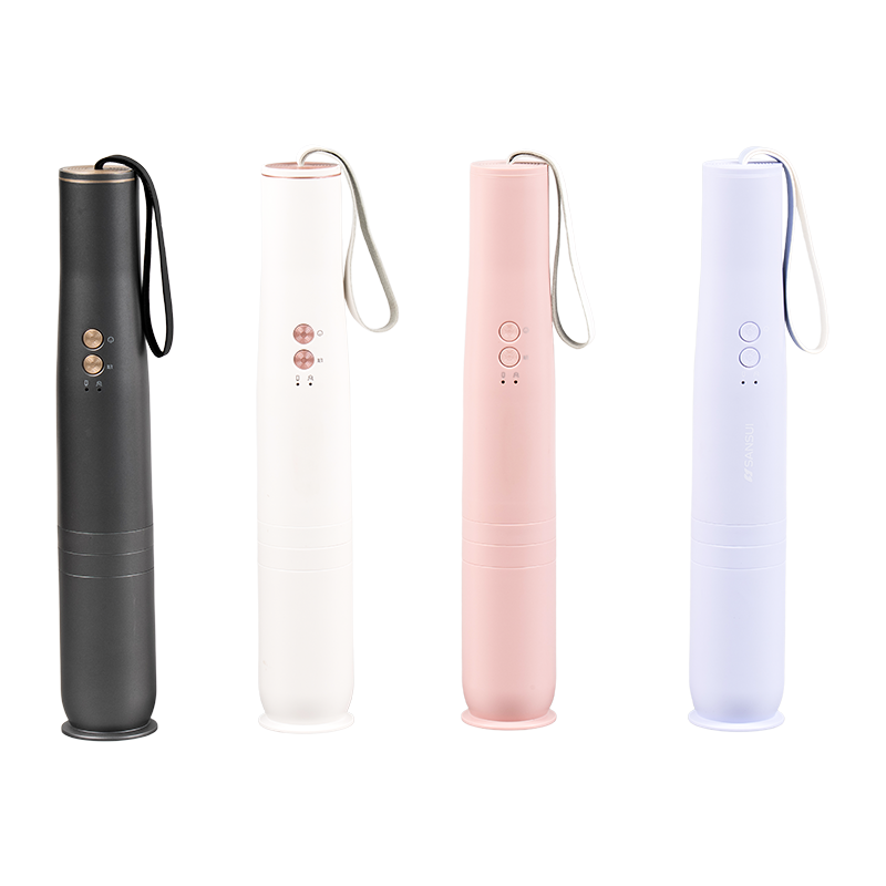 مكنسة كهربائية محمولة مخصصة DY-108 بمحرك بدون فرشاة وتصميم على شكل زجاجة نبيذ